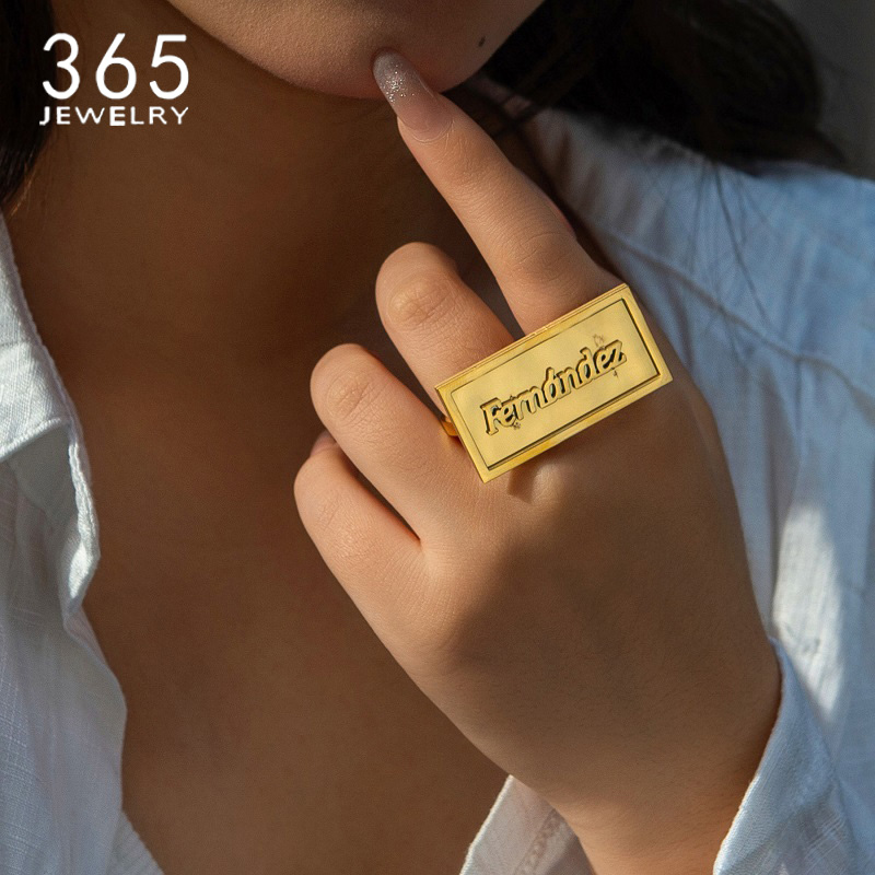 Anéis de nome personalizado em - Initial Ring Custom avaliação e preço