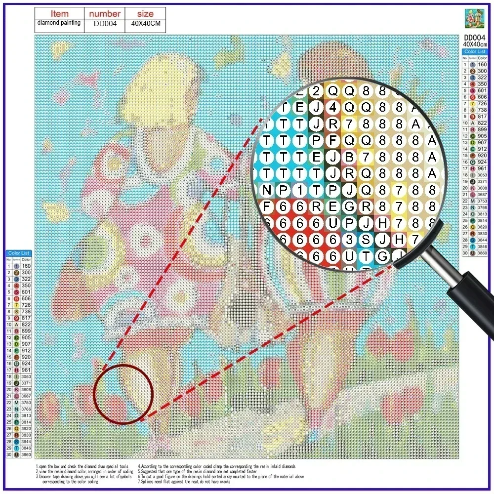 Kit de Pintura Diamante Anime  - Photo Mosaic Print avaliação e preço