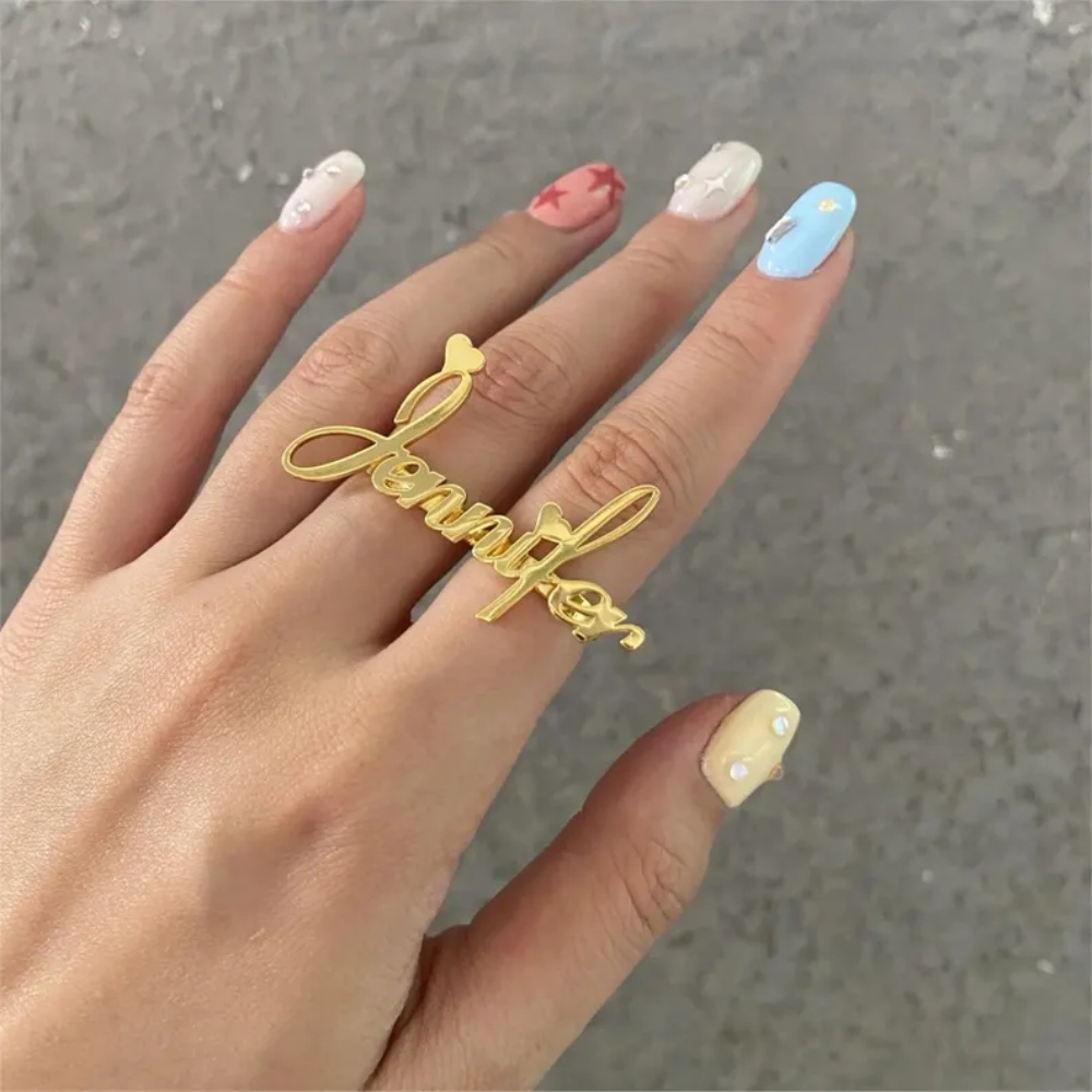 Anel Personalizado LeeChee par - Initial Ring Custom avaliação e preço